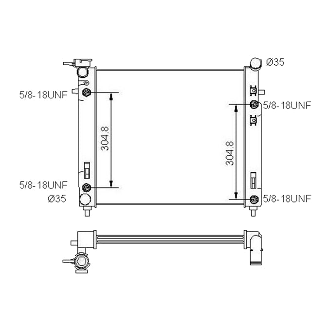 Protex Radiator RADH248P