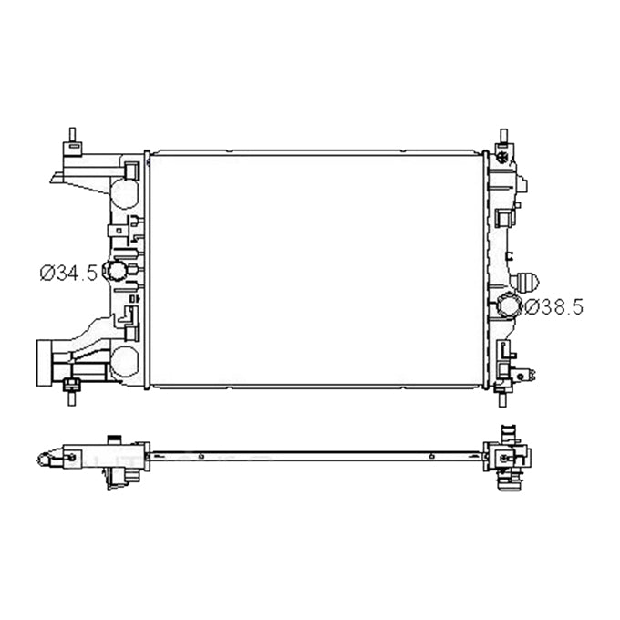 Protex Radiator RADH289P
