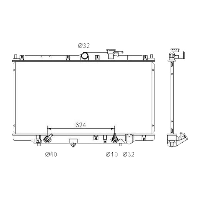 Protex Radiator RADHN016P