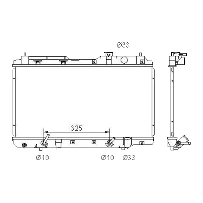 Protex Radiator RADHN017P