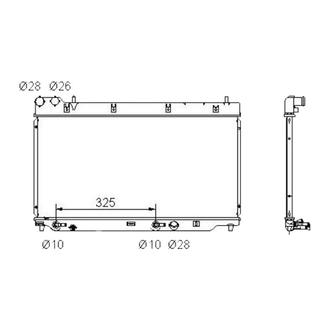 Protex Radiator RADHN019P