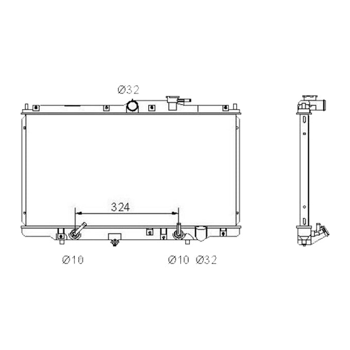 Protex Radiator RADHN048P
