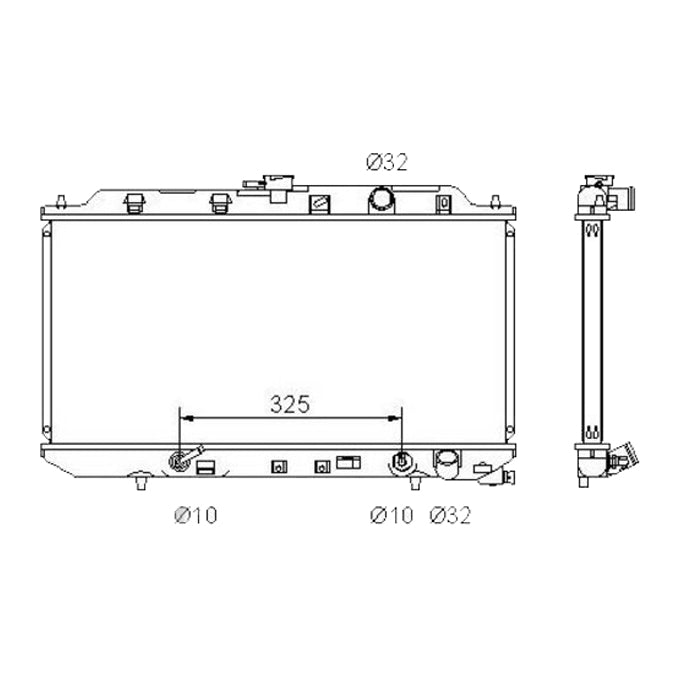 Protex Radiator RADHN049P