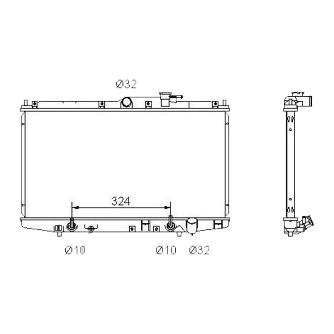 Protex Radiator RADHN117P