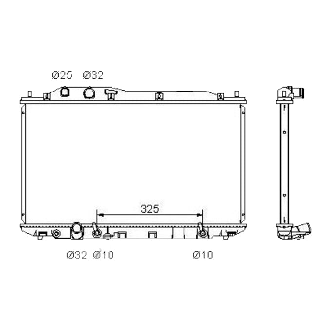 Protex Radiator RADHN135P