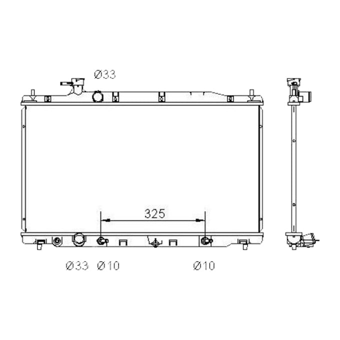 Protex Radiator RADHN168P