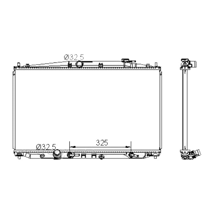 Protex Radiator RADHN273P