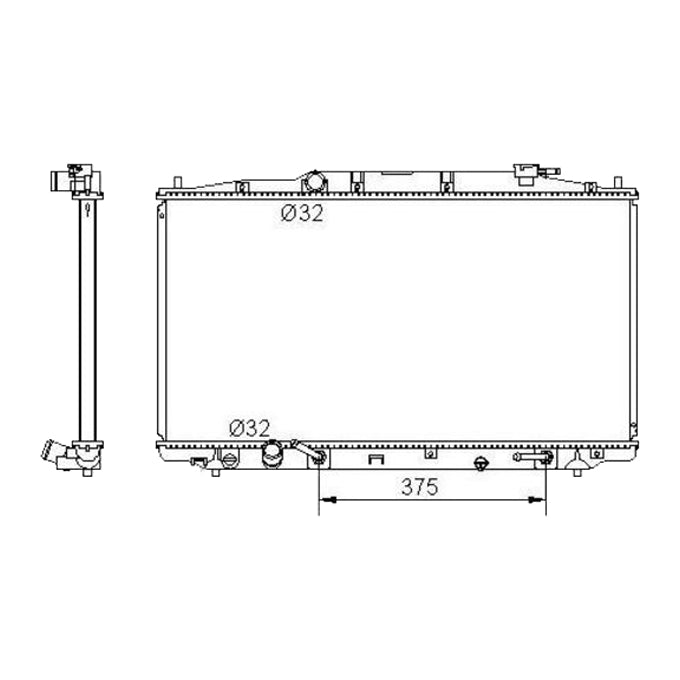 Protex Radiator RADHN310P