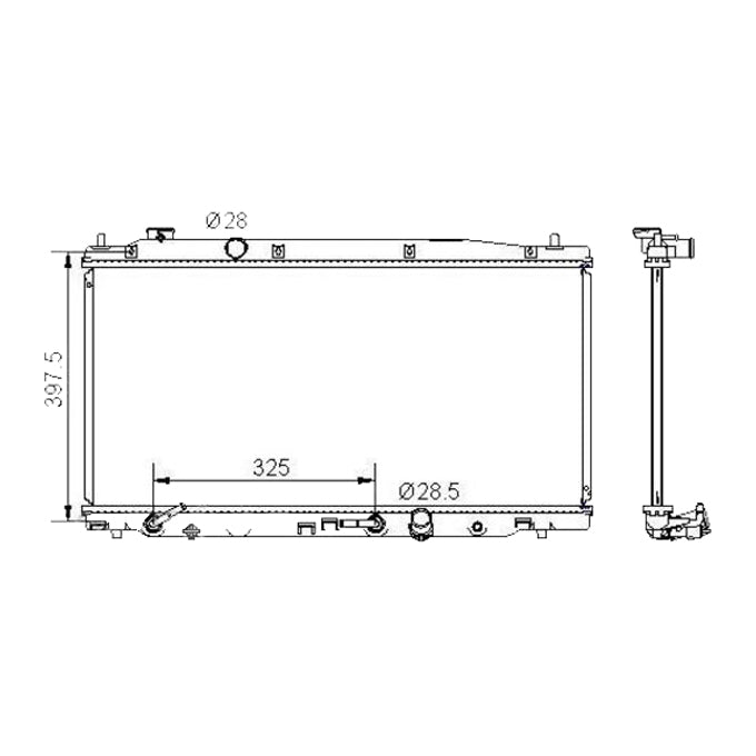 Protex Radiator RADHN314P