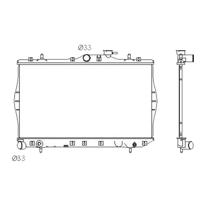Protex Radiator RADHY053P