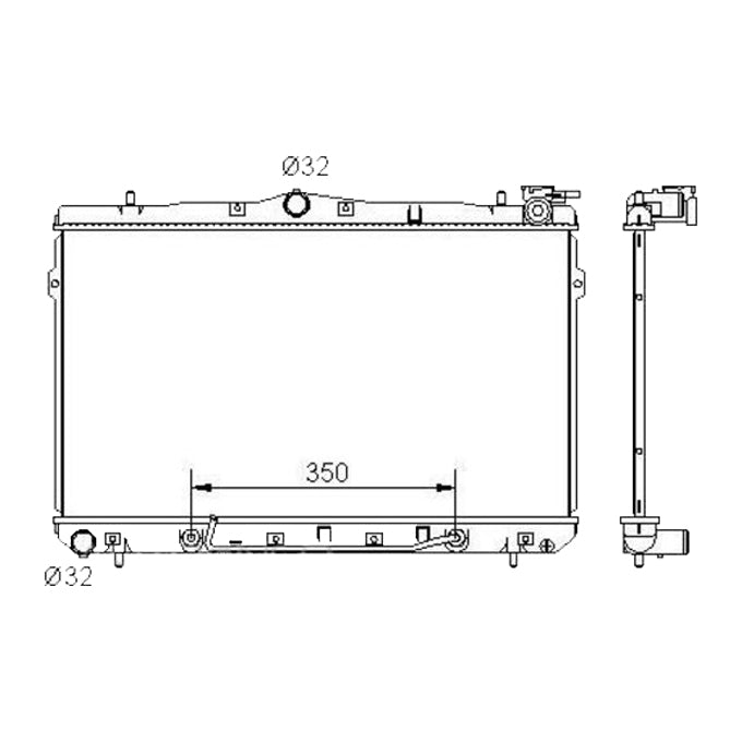 Protex Radiator RADHY215P