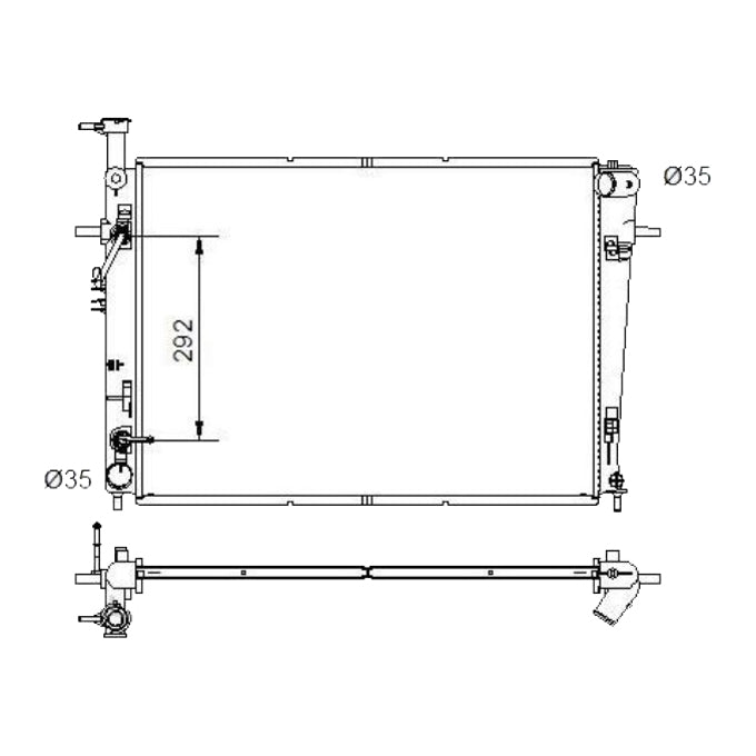 Protex Radiator RADHY217P