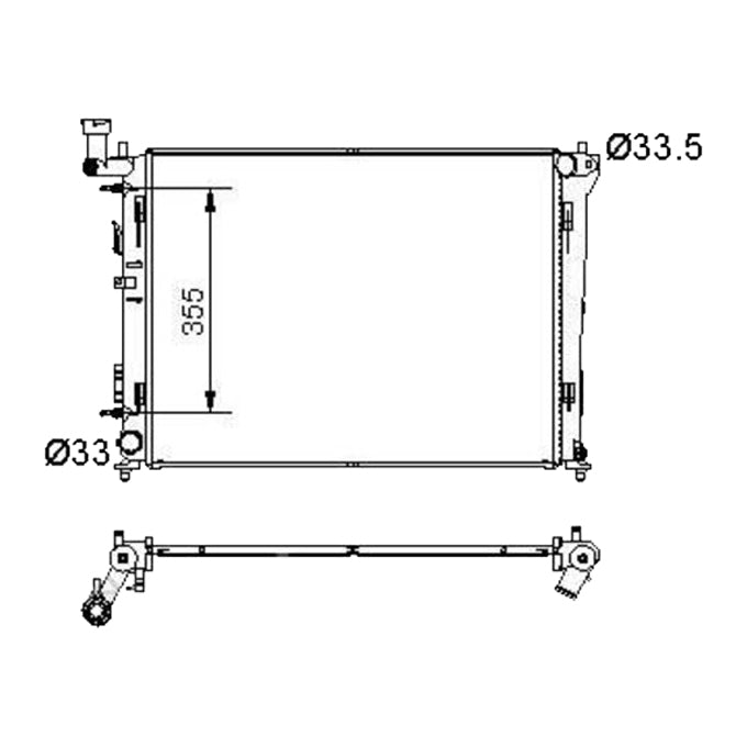 Protex Radiator RADHY227P