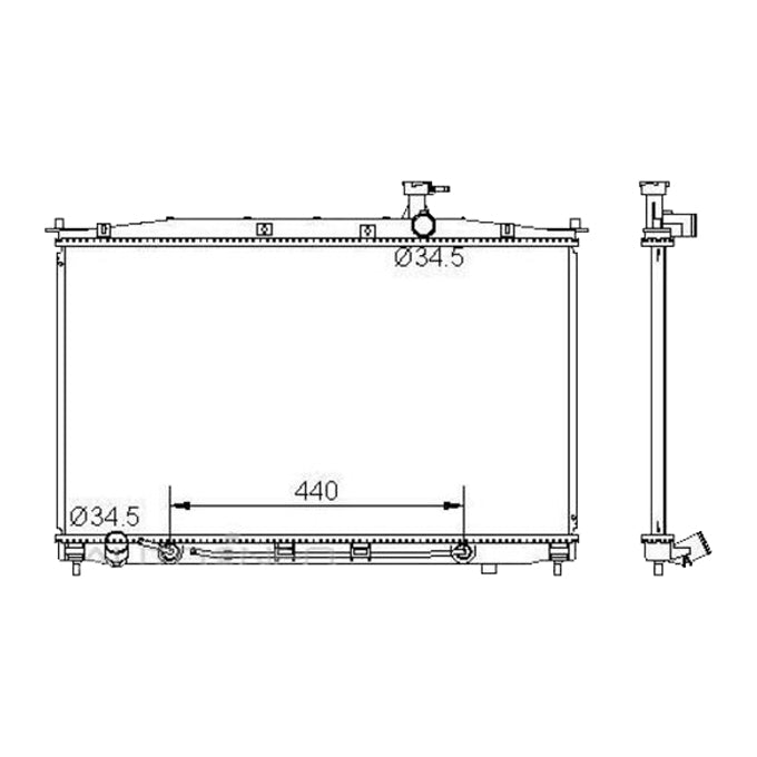 Protex Radiator RADHY316P