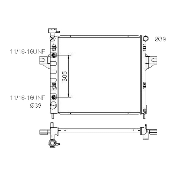Protex Radiator RADJE020P