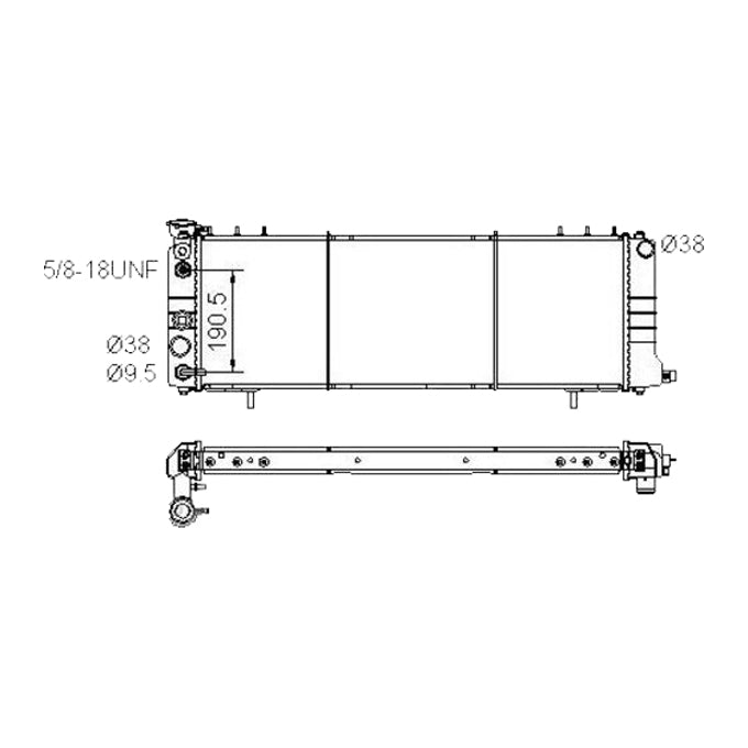 Protex Radiator RADJE065P