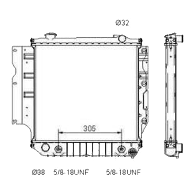 Protex Radiator RADJE103P