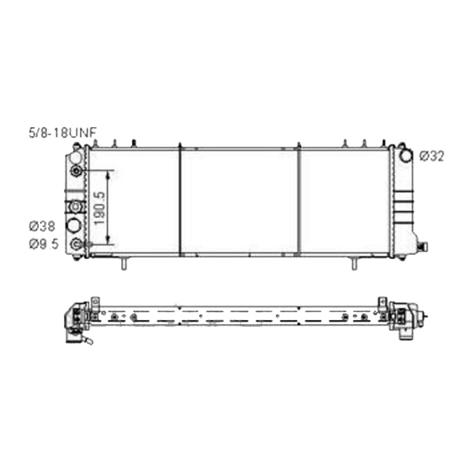 Protex Radiator RADJE142P