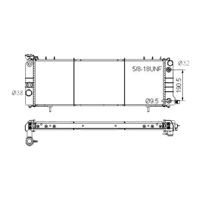 Protex Radiator RADJE143P