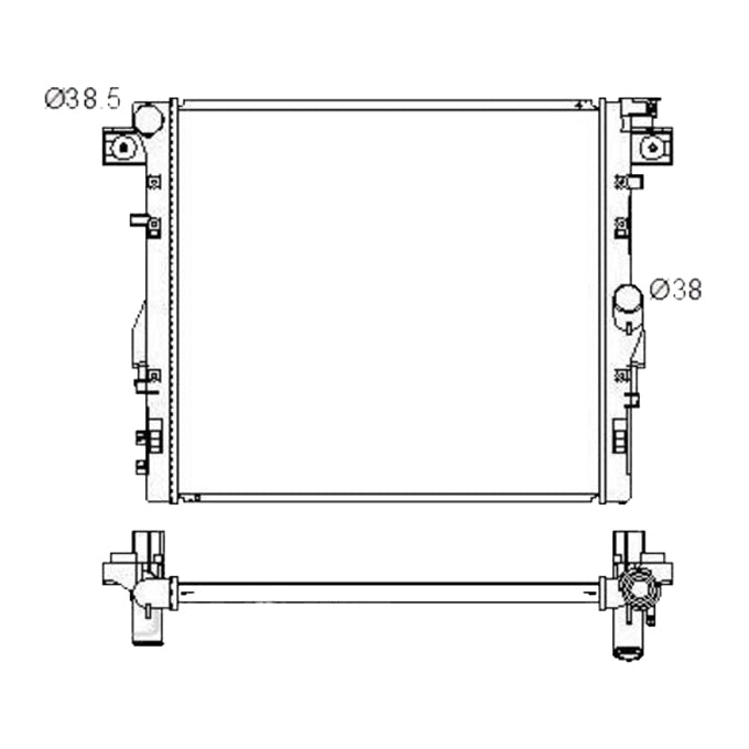 Protex Radiator RADJE287P