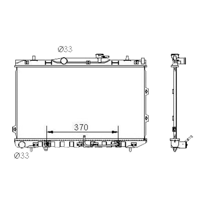 Protex Radiator RADK203P