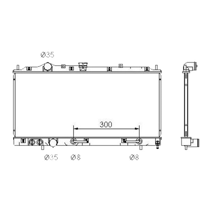 Protex Radiator RADM070P