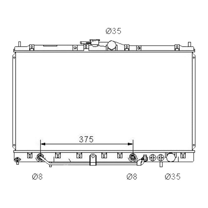 Protex Radiator RADM118P