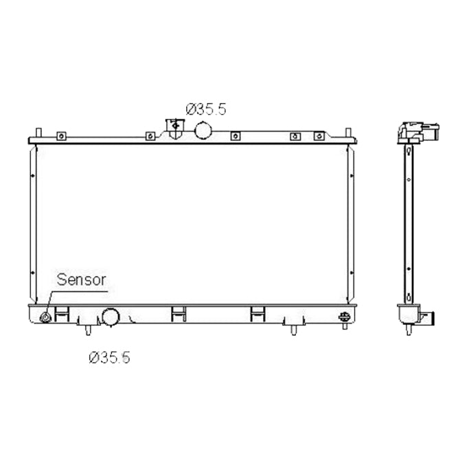 Protex Radiator RADM150P