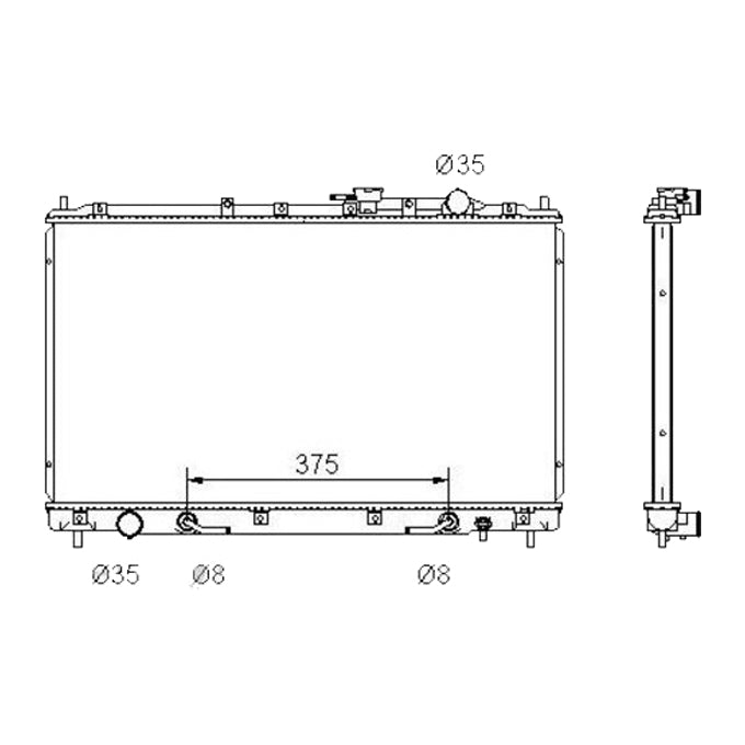 Protex Radiator RADM189P