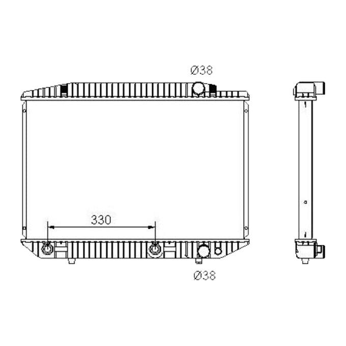 Protex Radiator RADMB108P