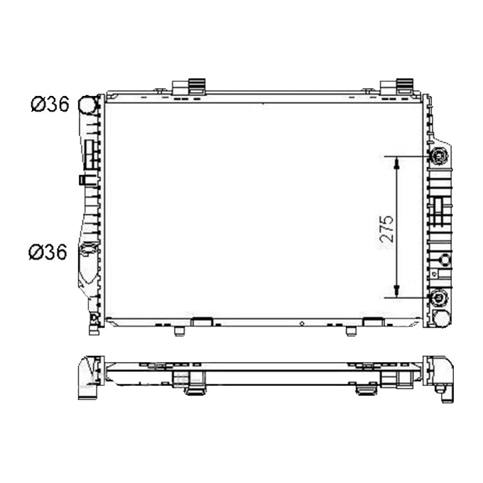 Protex Radiator RADMB229P