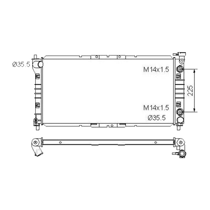 Protex Radiator RADMZ022P