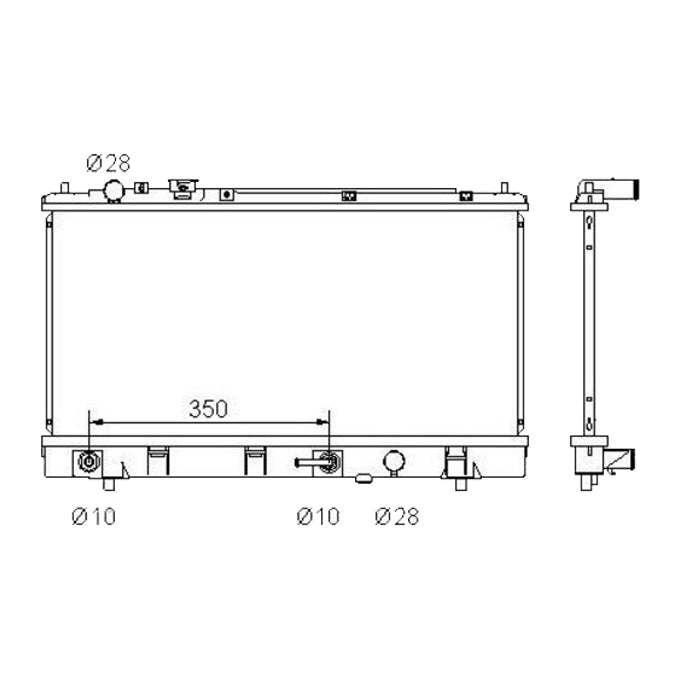 Protex Radiator RADMZ044P