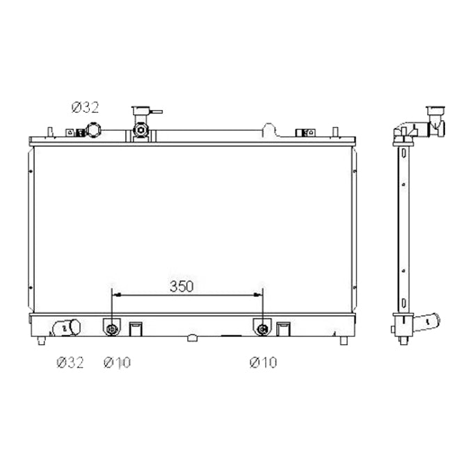Protex Radiator RADMZ066P