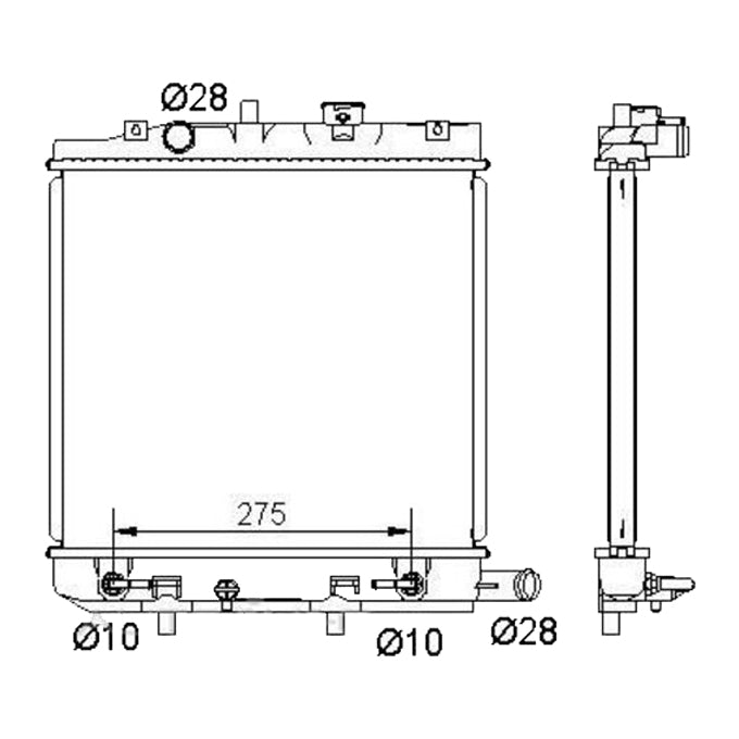 Protex Radiator RADMZ218P