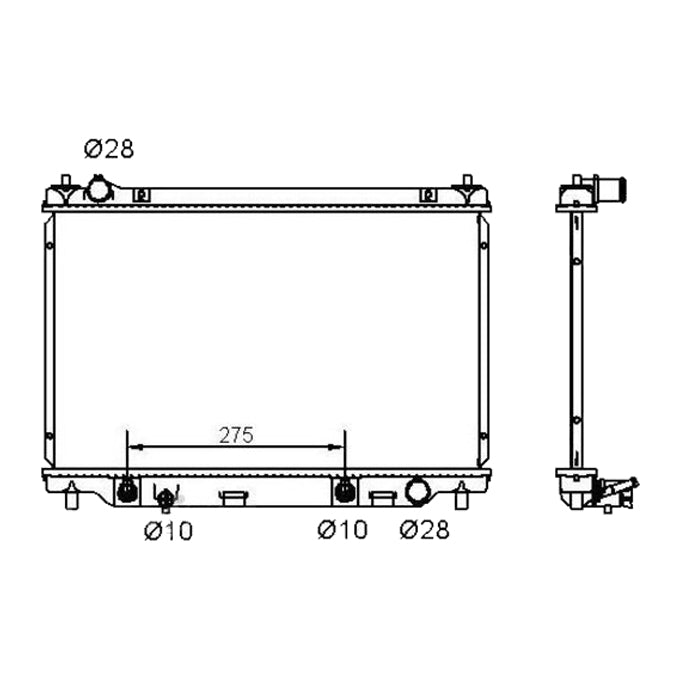 Protex Radiator RADMZ238P
