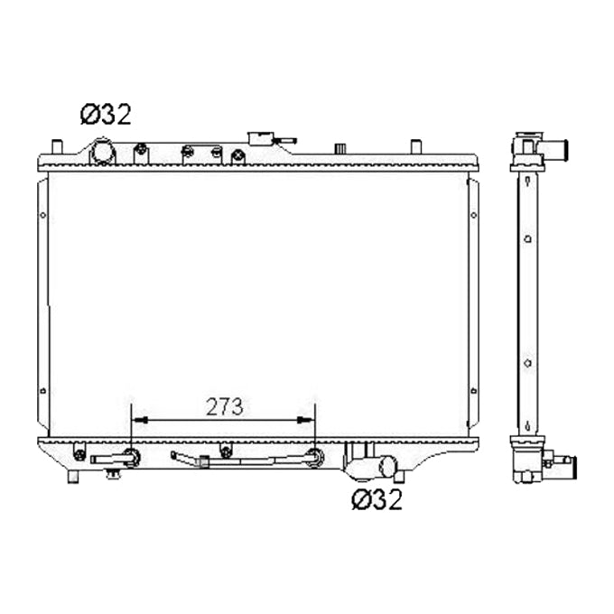 Protex Radiator RADMZ244P