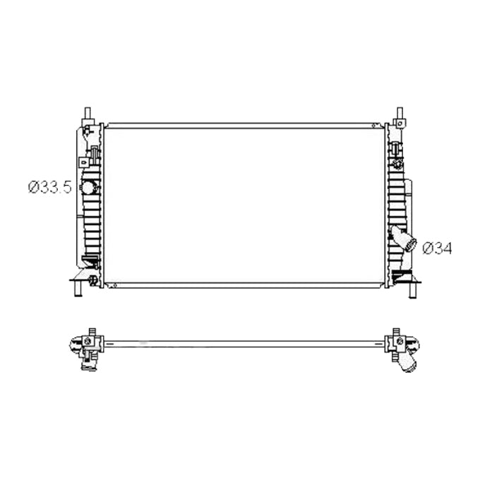 Protex Radiator RADMZ274P