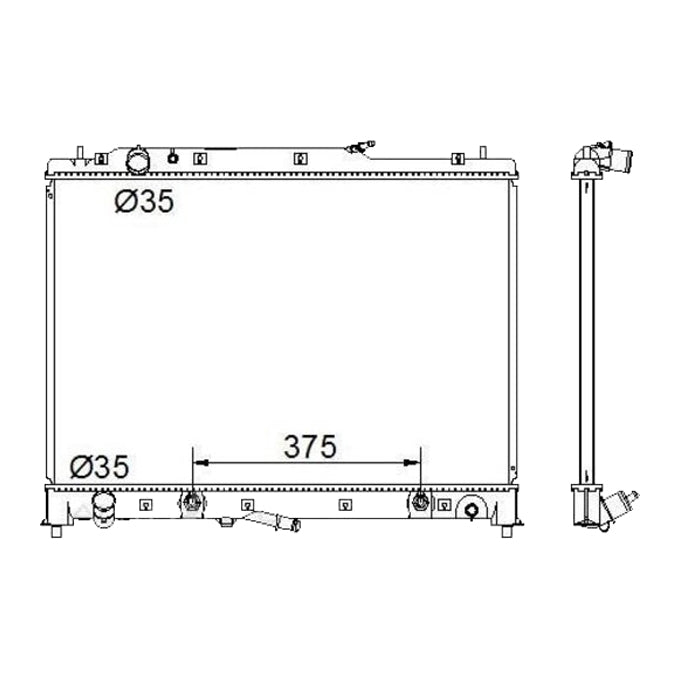 Protex Radiator RADMZ319P