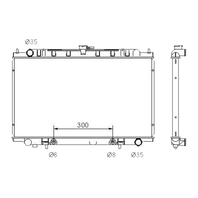 Protex Radiator RADN028P
