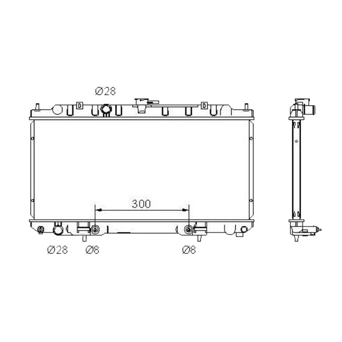 Protex Radiator RADN029P
