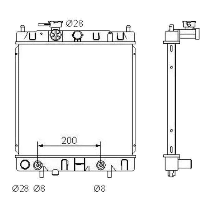 Protex Radiator RADN157P