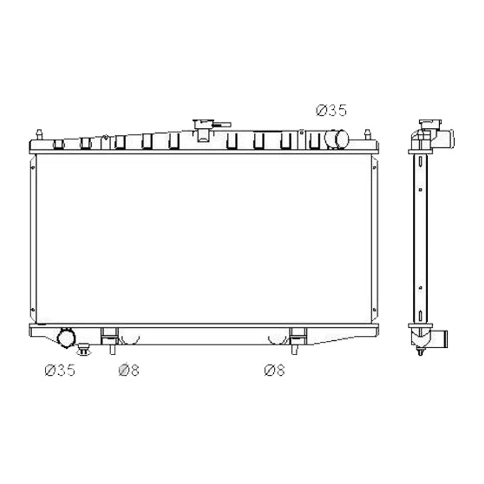 Protex Radiator RADN173P