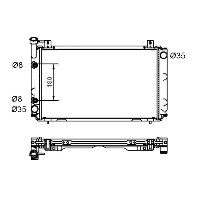 Protex Radiator RADN206P