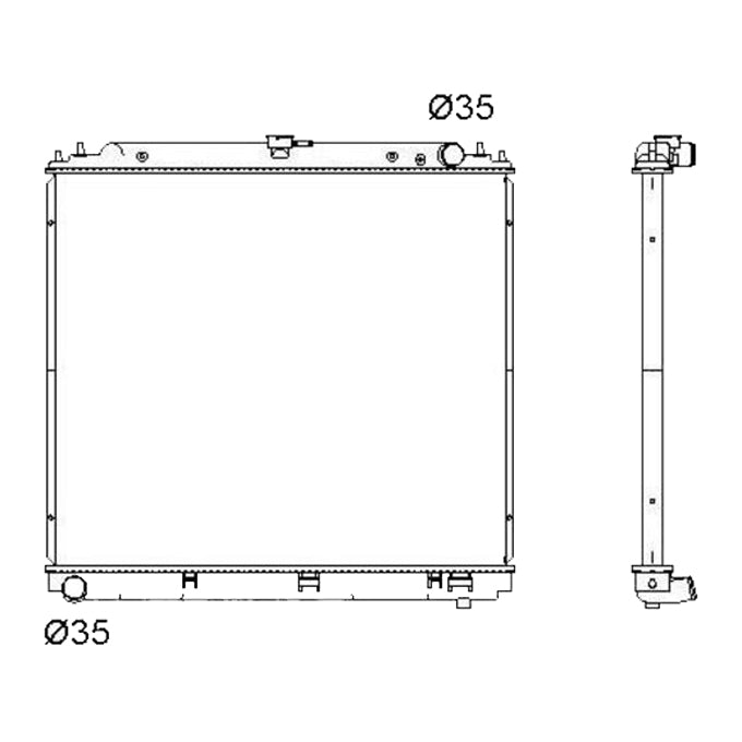 Protex Radiator RADN259P