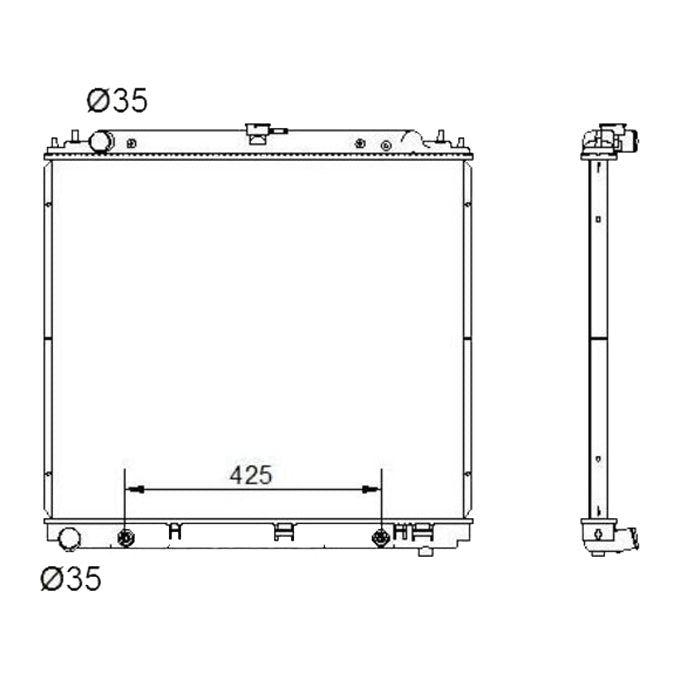 Protex Radiator RADN260P