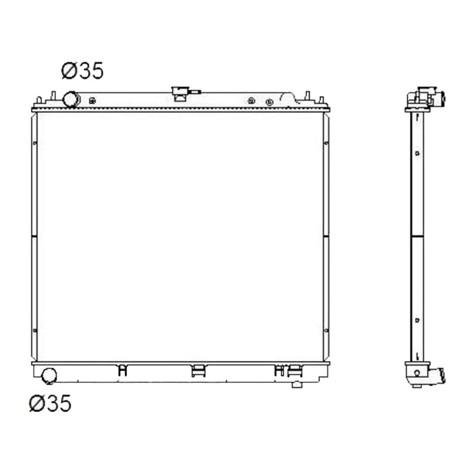 Protex Radiator RADN261P