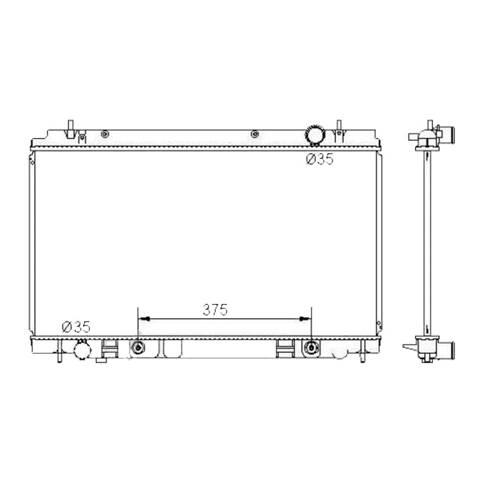 Protex Radiator RADN284P