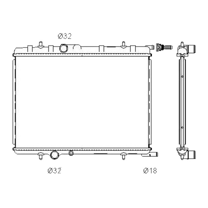 Protex Radiator RADP078P