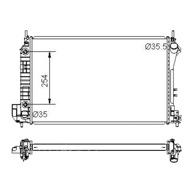 Protex Radiator RADSA271P